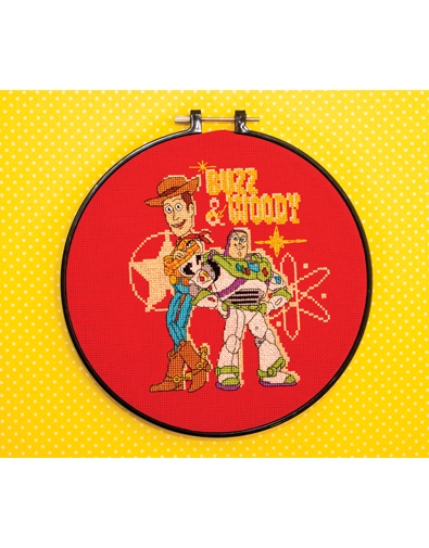 Disney Woody & Buzz Cross Stitch Hoop Kit